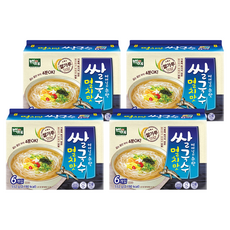 백제 쌀국수 멸치맛, 552g, 4개