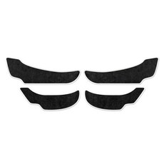 Emotion 絲絨黑色布料白色邊框車門罩, 科羅拉多, 雪佛蘭