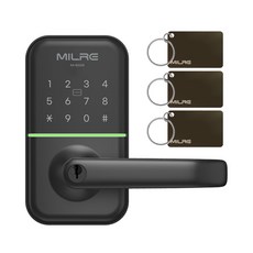 밀레시스텍 목문 손잡이 도어락, M-610S, 방문설치