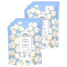 1802 LE CHATELARD 高濃縮纖維柔軟精 清新棉花 補充包, 1.5L, 2個