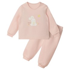 unifriend Little Bunny 三層保暖棉質九分上下內衣套裝