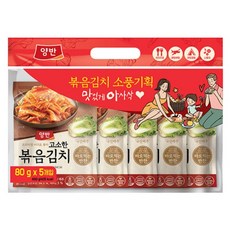 Dongwon 東遠 Yangban 兩班 即食辣炒泡菜, 80g, 5包
