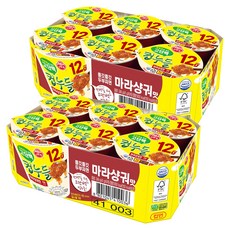 OTTOGI 不倒翁 高蛋白豆皮杯麵 麻辣香鍋口味, 12入