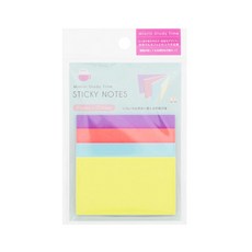 sun-star Miorin Study Time便利貼 學習方法設計師聯名合作商品 彩雲漸層復古 亮彩經典, 螢光, 80張, 1組