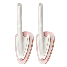 巧巧 角型魔術板擦刷 31 x 10.8 x 8cm 2個, 白色 + 粉色, 1組