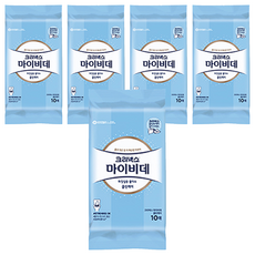 마이비데 클린케어 화장실용 비데물티슈 휴대형, 55g, 10매, 5개
