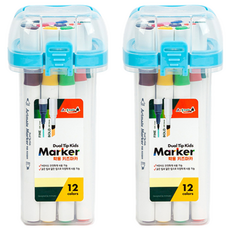 Artmate 兒童文具馬克筆12色組, 2套, 12色