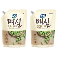 Chamgreen 青梅洗碗精補充包, 1.2L, 2包