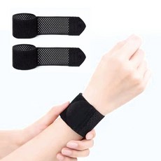 헨센 초경량 슬림 손목보호대, 블랙, 2개