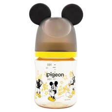 pigeon 貝親 迪士尼母乳實感PPSU奶瓶, 米奇星星, 160ml, 1個