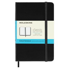 몰스킨 노트북 하드커버 도트 포켓, 블랙, 1개
