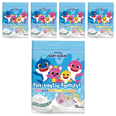 pinkfong 碰碰狐 BABY SHARK 鯊魚寶寶 優格果凍, 方便即食, 含天然果汁, 原味, 200g, 5袋