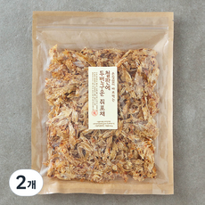 철판에 두번 구운 쥐포채, 300g, 2개