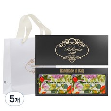 알카미아비누 비누 프리마베라 2p + 선물상자 블랙 + 쇼핑백, 5개