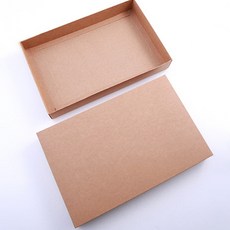 牛皮禮物盒 34號 34 x 22 x 4.8 cm, 單一顏色, 5個