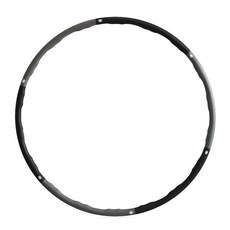 코멧 소프트 훌라후프 중급용 1.5kg, 블랙 + 그레이