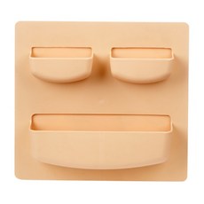 Bellonight 多用途免鑽孔壁掛式整理收納架 直立型, 暖杏色, 1個