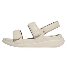 fitflop 女款 F-Mode Go 可調式厚底後帶涼鞋, 巴黎米色, 225