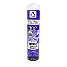 LUSH 樹牌 N381中性矽利康 基本色 透明 300ml, 1個