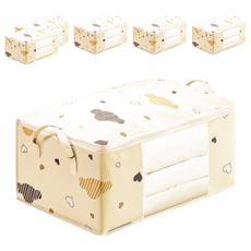 棉被收納袋 Y481, 米白雲朵, 6個