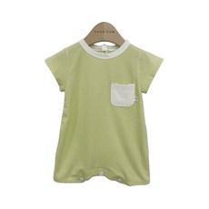 bebe nine 幼童口袋短袖包屁衣