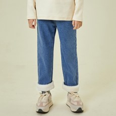 spoon 兒童蓬鬆捲起牛仔褲