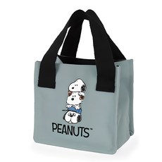 Kiiwi O SN方形提袋 史努比 Snoopy, 20 x 13.5 x 18cm, 灰色, 1個