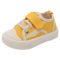 bebehome 兒童魔鬼氈防滑帆布鞋 彈力耐磨防磨腳