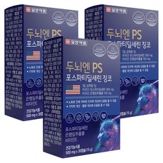 일양약품 두뇌엔 PS 포스파티딜세린 징코 15g, 3개, 30정