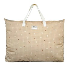 孩童幼稚園用滿版印花防水棉被收納袋, 1號 棕色小熊款