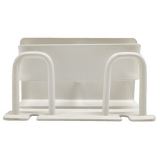 葉子小舖工作室 牙刷杯架, 白色+兩個杯子, 鋁製, 1組