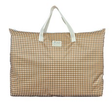 Clean Uniform 幼兒園午睡被提袋, 棕色格紋