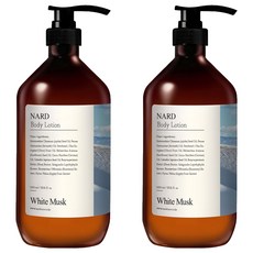 NARD 草本香氛保濕身體乳 白麝香, 1L, 2瓶