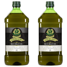 GIURLANI 喬凡尼 玄米油 適合中高溫烹調 保留淡淡米香, 2L, 2瓶
