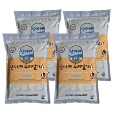 山下 韓國國產小麥 金剛白麵粉 中筋麵粉, 1kg, 4個