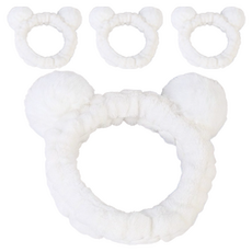 더자카 포인트팬더 헤어밴드, 화이트, 4개