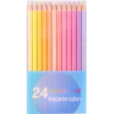 Brutfuner 馬卡龍色系油性色鉛筆, 24種, 1組