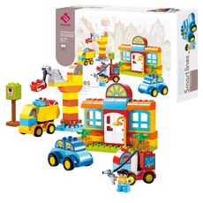 smoneo 積木遊戲 77004 Walking Lounge 68件, 混合顏色, 1個