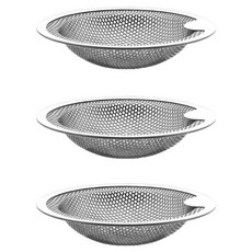 온트리 올스텐304 욕조 배수구캡 3p, 실버