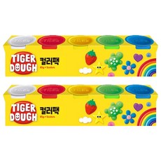 마이리틀타이거 도우 클레이 컬러팩, 2개, 혼합색상