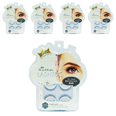 lashtoc 第2季免膠一觸式假睫毛, 自然, 5個