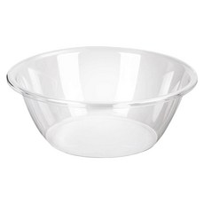 水晶透明洗臉盆, 1個, 透明