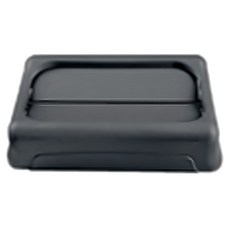 Rubbermaid 樂柏美 SlimJim 通風式垃圾桶 活頁蓋 52.1x28.9x12.7cm