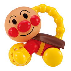 SEGA TOYS ANPANMAN 麵包超人 手搖鈴玩具, Yellow, 1個