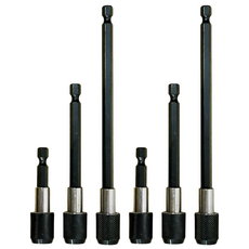 六角柄延伸桿3件組 電鑽起子頭延伸桿套裝 快速更換六角軸 60/100/150mm, 2組