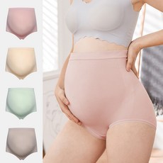 라티아 3D 심리스 하이웨스트 임산부 팬티 4종 세트