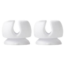 몬드스팟 욕실 흡입식 접착 칫솔 받침대 홀더 걸이 RB20636, 화이트, 2개