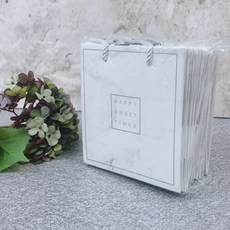 abm Sweet Time 大理石購物袋 20入, 灰色