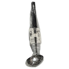 PEARL LIFE 珍珠金屬 帶孔湯勺 G-5217, 黑色, 1支