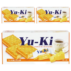 Yu-Ki 起士夾心餅, 150g, 3盒